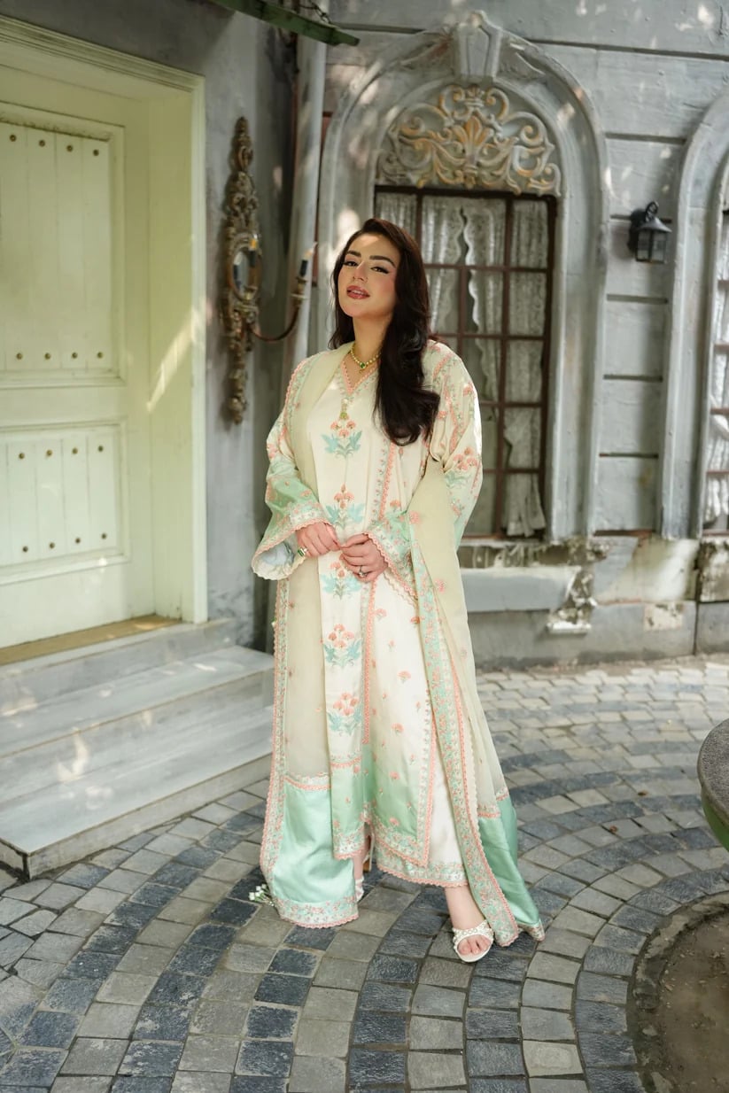 GHOSUIA COLLECTION KAFTAN EMBROIDERED SILK COLLECTION