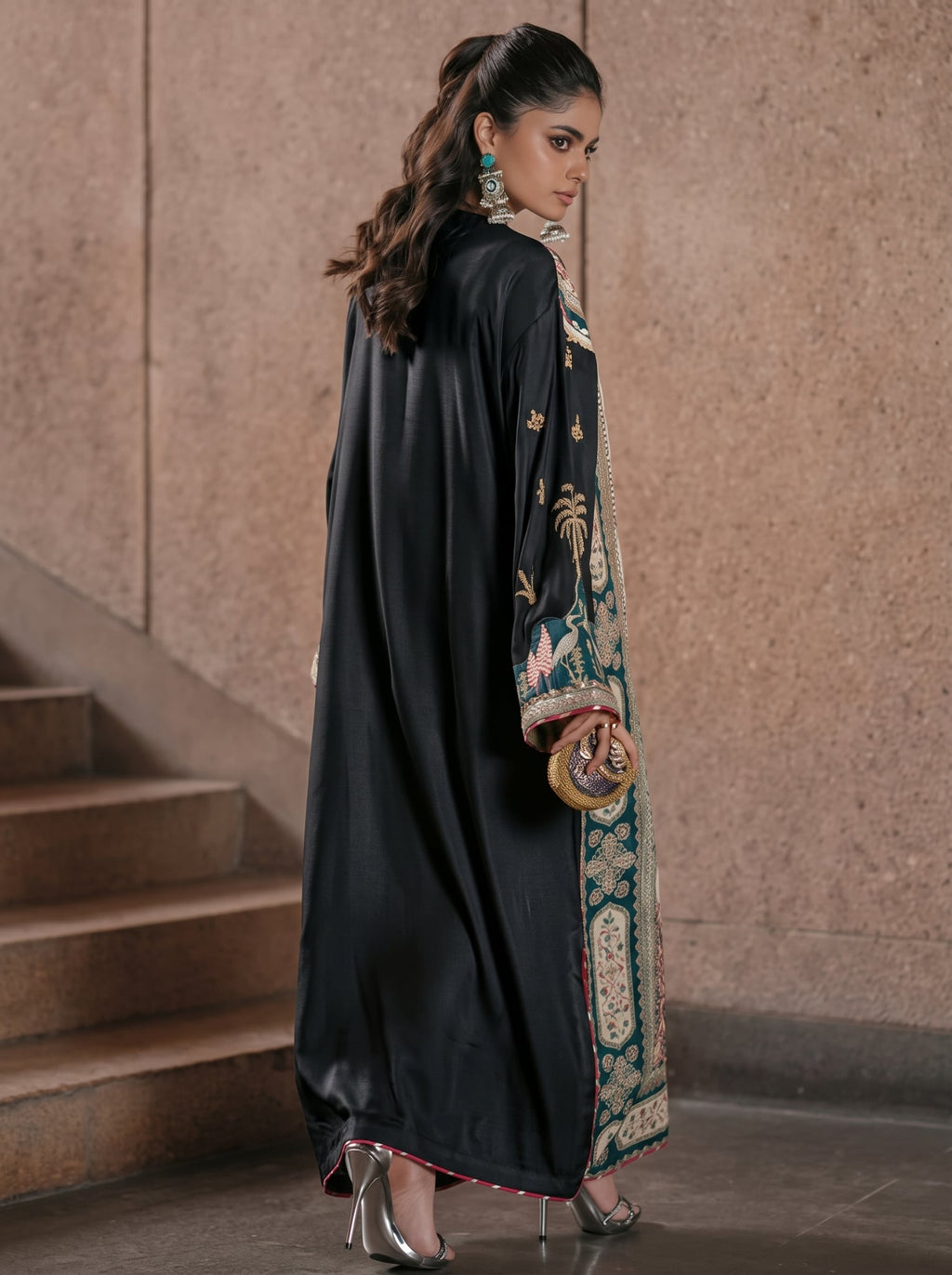 ETHNC LAVA SILK KAFTAN