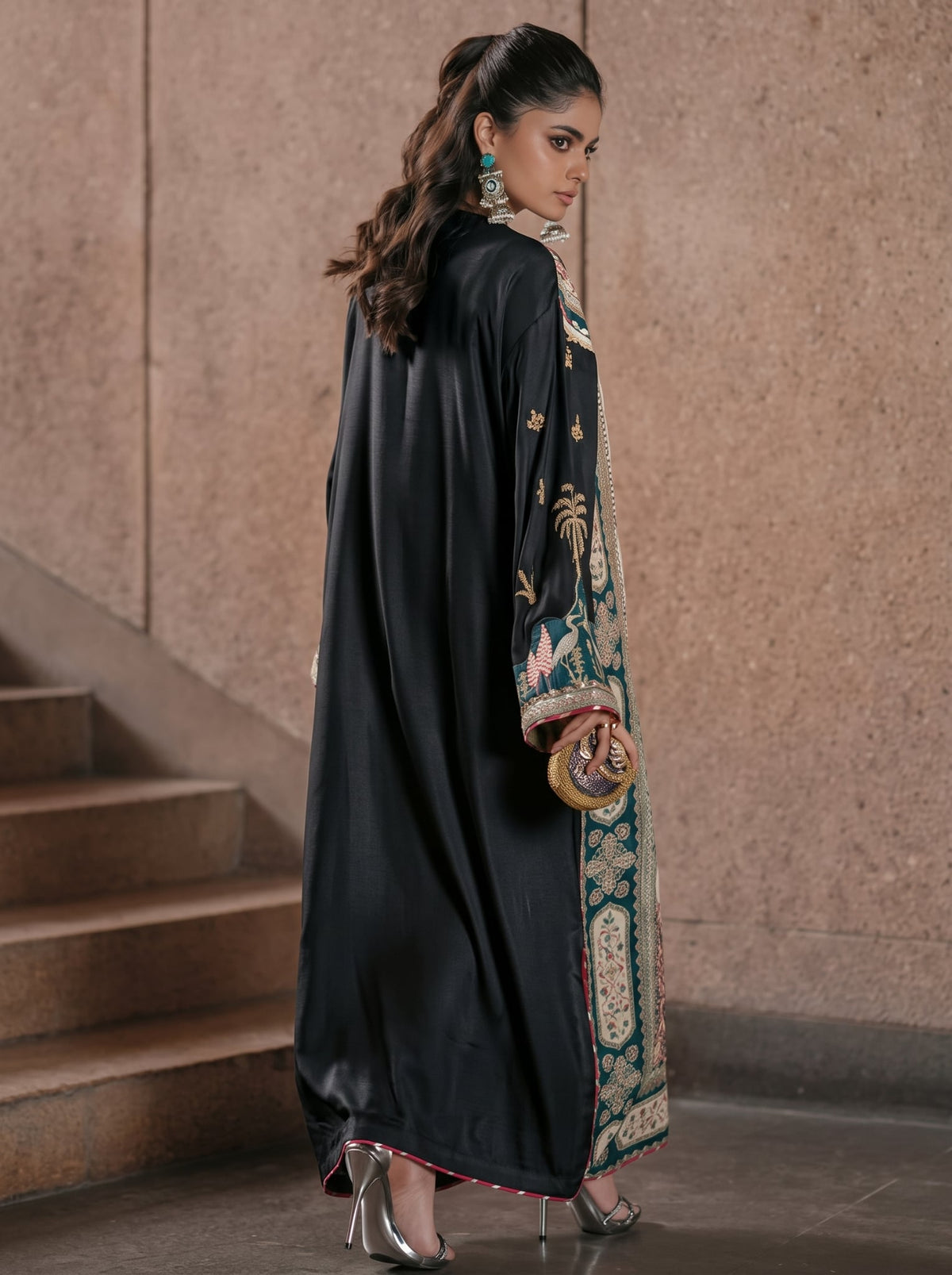 ETHNC LAVA SILK KAFTAN