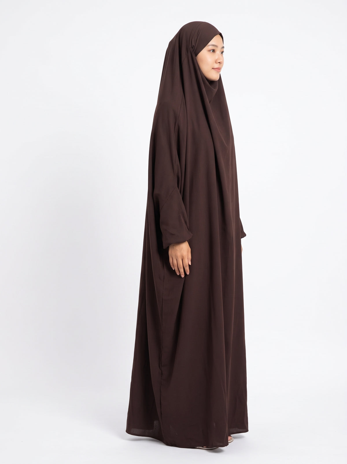 Premium Namaz Chaddar – Chocolate Brown