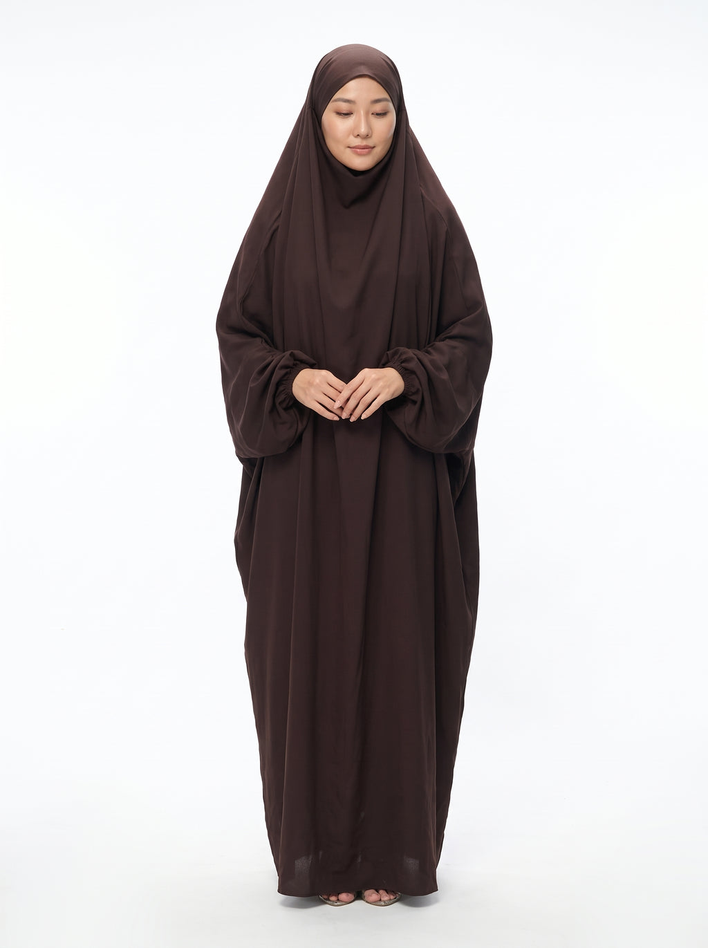 Premium Namaz Chaddar – Chocolate Brown