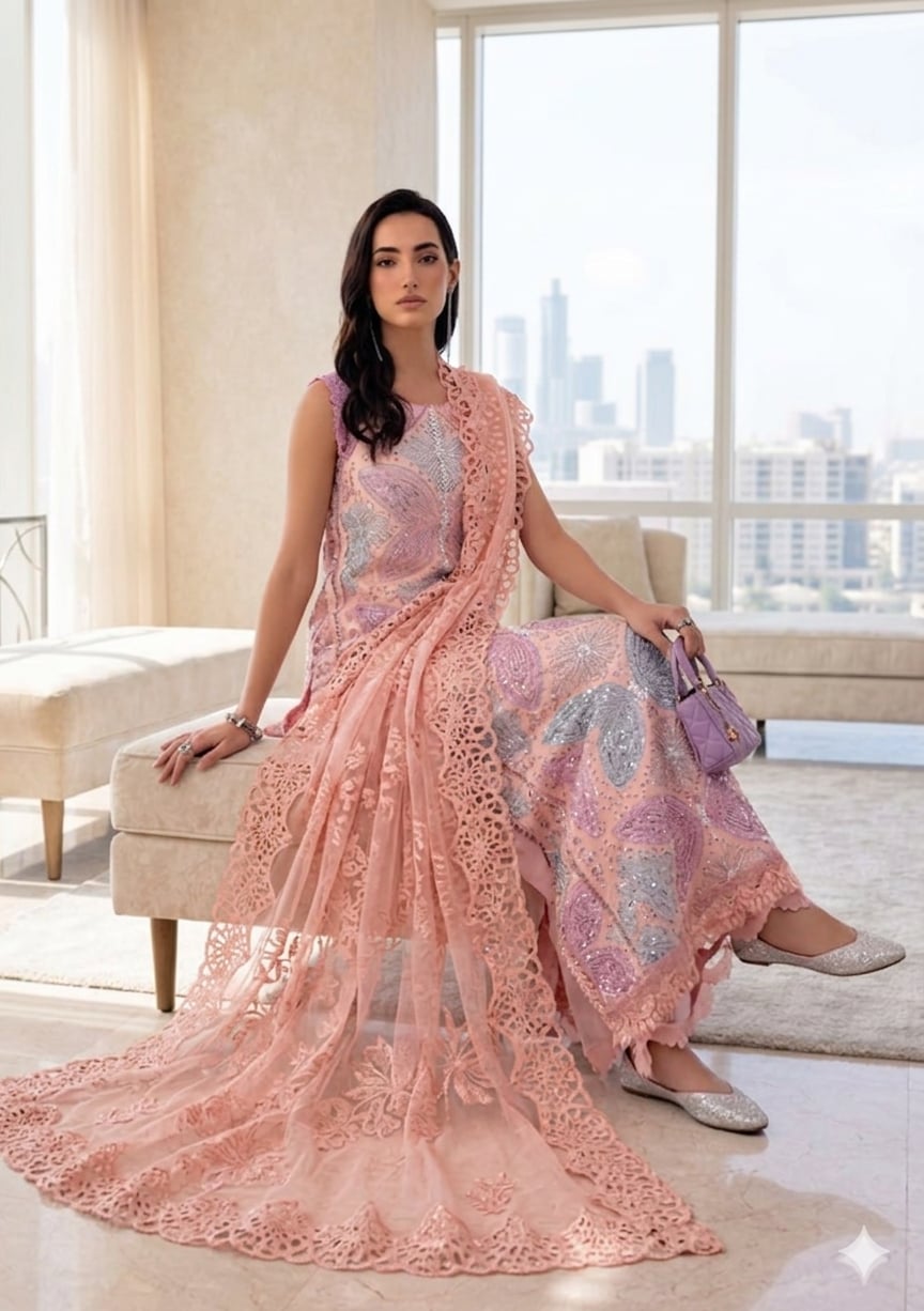 MARIA B LUXURY LAWN UNSTITCH