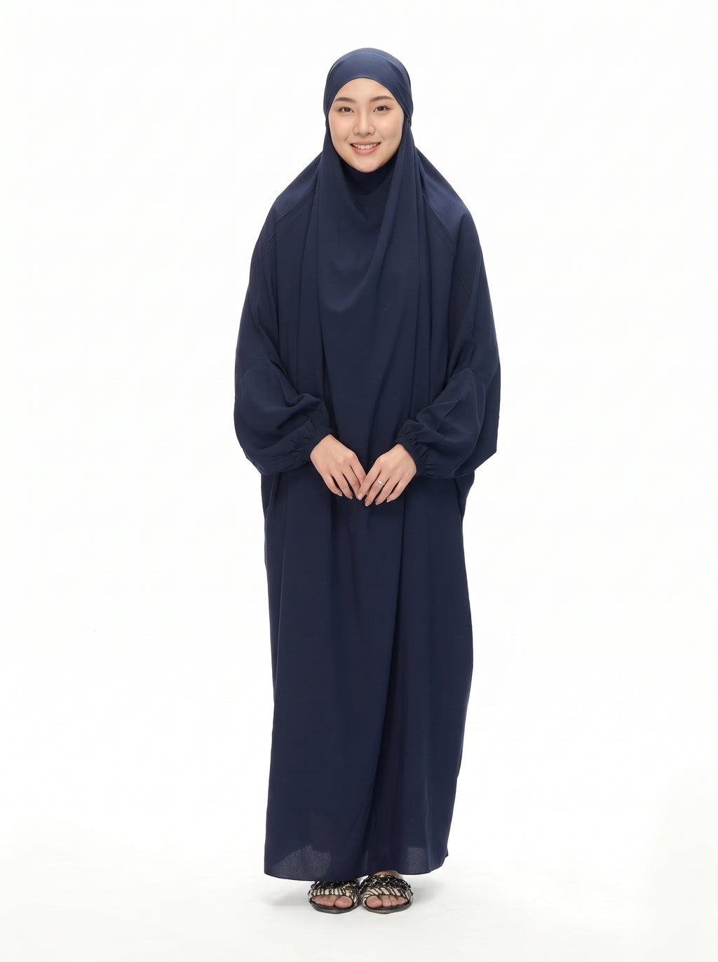 Premium Namaz Chaddar – Navy Blue