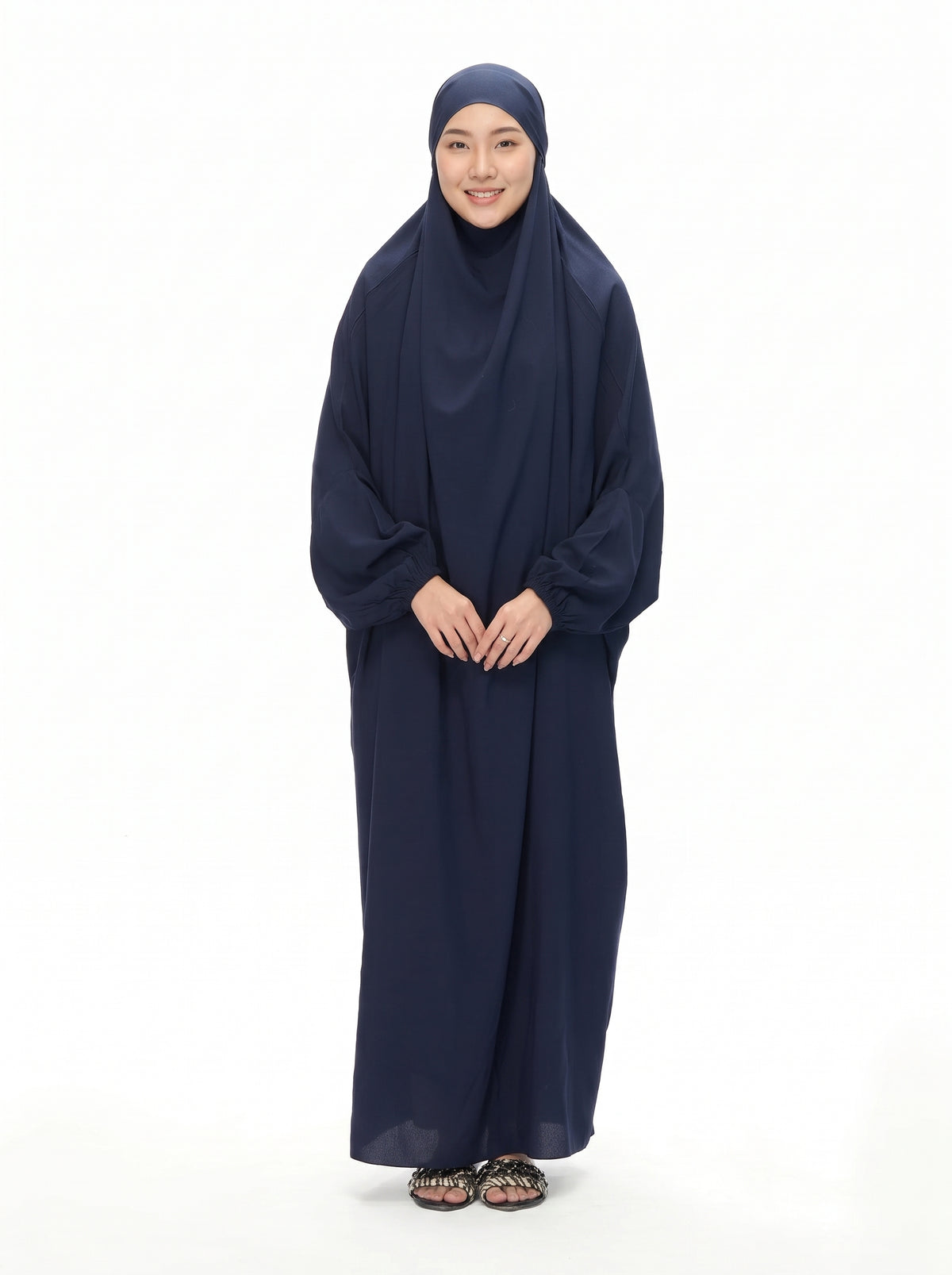 Premium Namaz Chaddar – Navy Blue