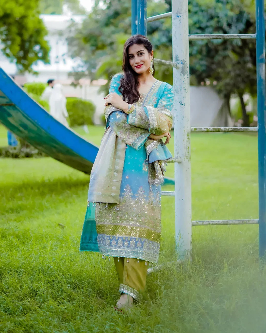 BAROQUE CHANTELLE EMBROIDERED CHIFFION